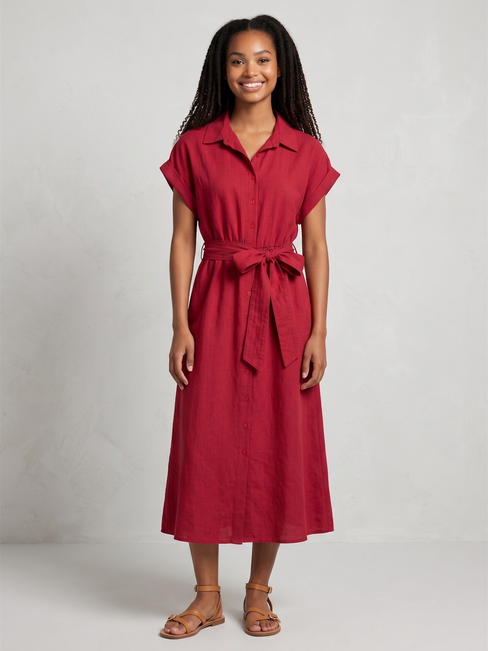 Aura Shirt Dress